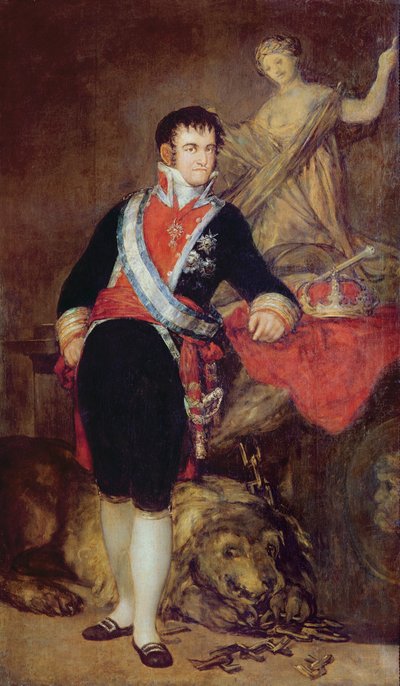 Ferdinand VII (1784-1833) of Bourbon, 1814 by Francisco de Goya